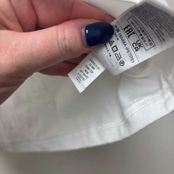 NWT Gap Tie Sleeve Square Neck Top - Picture 9 of 10